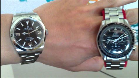 omega speedmaster professional vs rolex explorer 2|Rolex Explorer vs Omega Speedmaster .